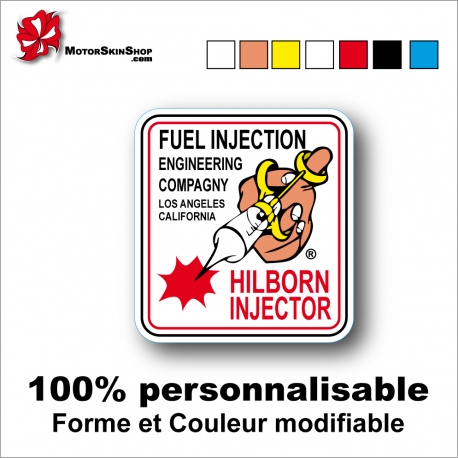 Sticker Dragster FUEL INJECTION ENGINEERING COMPAGNY HILBORN INJECTOR