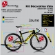 Sticker Cadre Vélo BH G7 PRO 2020 (Jaune Fluo possible)