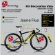 Sticker Cadre Vélo BH G7 PRO 2020 (Jaune Fluo possible)