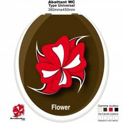 Sticker abattant WC Flower