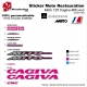 Sticker 125 Cagiva Mito evo Moto Restauration type origine