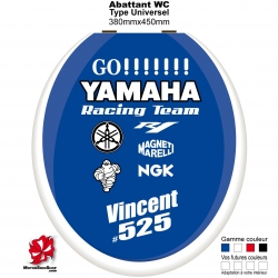 Sticker abattant WC Yamaha