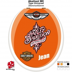 Sticker abattant WC Harley Davidson