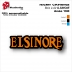 Sticker ELSINORE Honda 1980 Plaque latérale