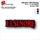 Sticker ELSINORE Honda 1980 Plaque latérale