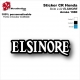 Sticker ELSINORE Honda 1980 Plaque latérale