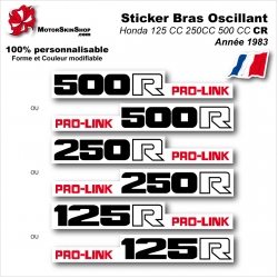 Sticker Bras Oscillant CR125 CR250 CR500 Honda 1983 Vintage