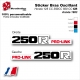 Sticker Bras Oscillant CR125 CR250 CR500 Honda 83 Vintage