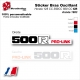 Sticker Bras Oscillant CR125 CR250 CR500 Honda 83 Vintage