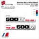 Sticker Bras Oscillant CR125 CR250 CR500 Honda 83 Vintage