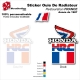 Sticker Ouies de Radiateur Drapeau FRANCE Honda 1987