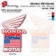 Sticker CR125 CR250 CR500 USA Ouies de Radiateur Honda 1989