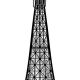Sticker Tour Eiffel noir Paris 3D