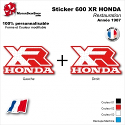 Sticker Réservoir 600 XR Honda 1987