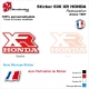 Sticker Réservoir 600 XR Honda 1987