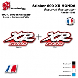 Sticker Réservoir 600 XR Honda 1988