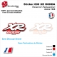 Sticker Réservoir 600 XR Honda 1988