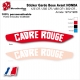 Sticker Garde Boue Avant HONDA 125 CR / 250 CR / 480 CR / 500 CR Année 1973/1986