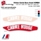 Sticker Garde Boue Avant HONDA 125 CR / 250 CR / 480 CR / 500 CR Année 1973/1986