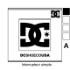 sticker prise DC Shoes interrupteur universel