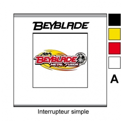 Sticker prise Beyblade interrupteur universel