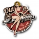 Sticker Rétro Vintage Old School 1950 Pin Up Décoration Universel vintage