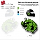 Sticker Bizon Casque Mascotte