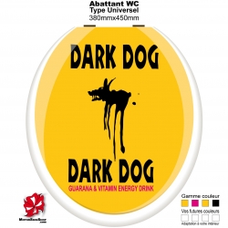 Sticker abattant WC Dark Dog