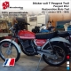 Sticker sx8 T Peugeot Trail 80cc Restauration Moto Collectionneur et Restaurateur