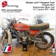 Sticker sx8 T Peugeot Trail 80cc Restauration Moto Collectionneur et Restaurateur