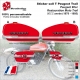 Sticker sx8 T Peugeot Trail 80cc Restauration Moto Collectionneur et Restaurateur