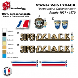 Sticker Cadre Super Lyjack Restauration 1937/1970