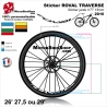 Sticker ROVAL TRAVERSE 2016 15mm 26" 27.5" 29"