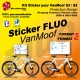 Kit Sticker Décoration VanMoof S3 / S2 Protection Design Wrapping Protection Peinture cadre 2020 et 2021-2022