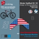 Sticker Décoration VanMoof S3/X3 Design et Personnalisation Wrapping cadre (B)