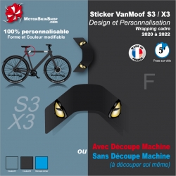 Sticker Décoration VanMoof S3/X3 Design et Personnalisation Wrapping cadre (F)