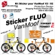 Kit Sticker Décoration VanMoof S3 / S2 Protection Design Wrapping Protection Peinture cadre 2020 et 2021-2022