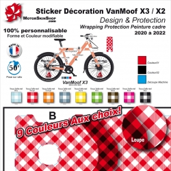 Kit Film Protection Cadre VanMoof X3 / X2 Protection cadre