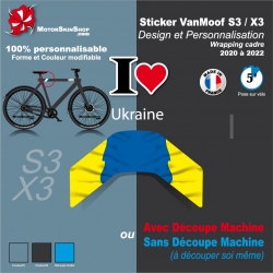 Sticker Décoration VanMoof S3/X3 Design et Personnalisation Wrapping cadre (I)