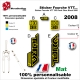 Sticker Fourche VTT TORA 302 Rock Shox Black 2008