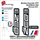 Sticker Fourche RockShox Zeb VTT Ultimate 2021 Collection Noir