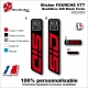 Sticker FOURCHE VTT RockShox SID Black Forks 2022 2023