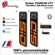 Sticker FOURCHE VTT RockShox SID Black Forks 2022 2023