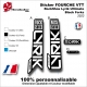 Sticker FOURCHE VTT RockShox Lyrik Ultimate Black Forks 2023