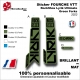 Sticker FOURCHE VTT RockShox Lyrik Ultimate Green Forks 2023