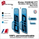 Sticker FOURCHE VTT RockShox SID SL Ultimate Blue Forks 2021 2022 2023