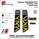 Sticker FOURCHE VTT RockShox YARI Black Forks 2023