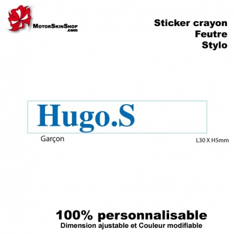 Sticker crayon, stylo ou feutre