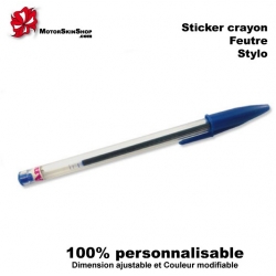 Sticker crayon, stylo ou feutre