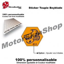 Sticker Beyblade Dark Bull